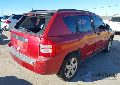 2007 Jeep Compass Sport из США, поврежденный, VIN 1J8FT47W77D401396